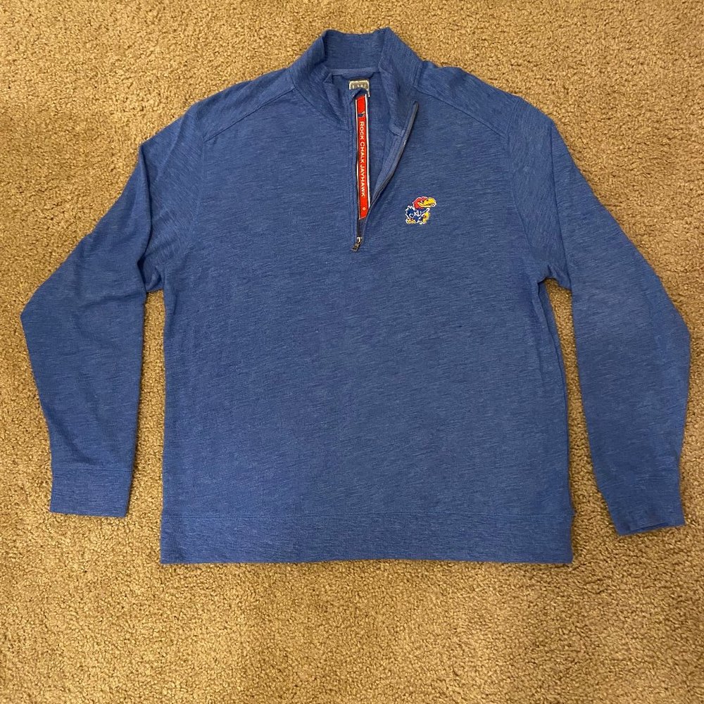 Kansas Jayhawks 1/4 Quarter Zip Jacket XL